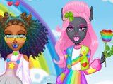 Green Vs Rainbow Fashion Battle Game Green Vs Rainbow Fashion Battle Game